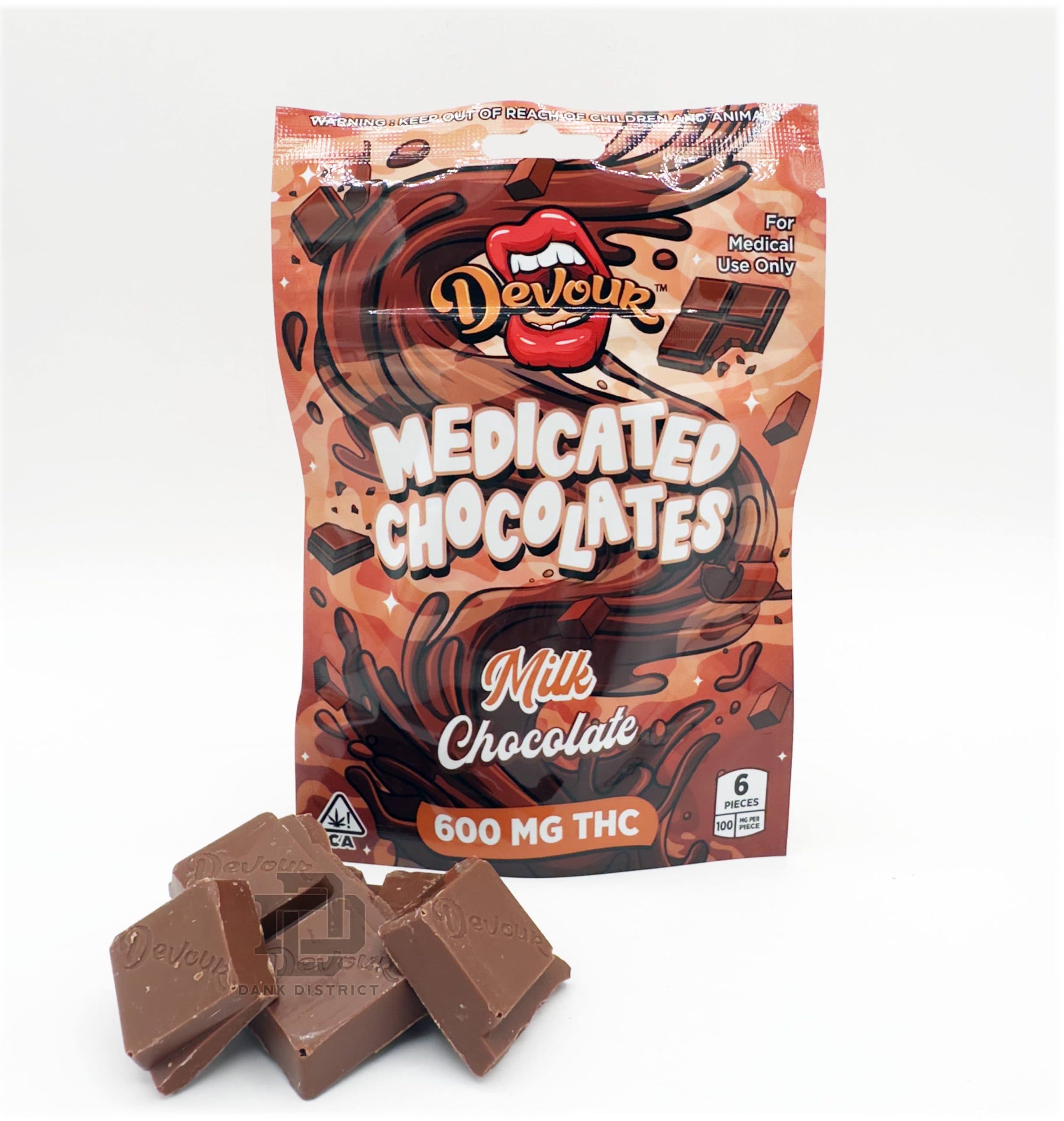 Devour Chocolate Bites 600mg
