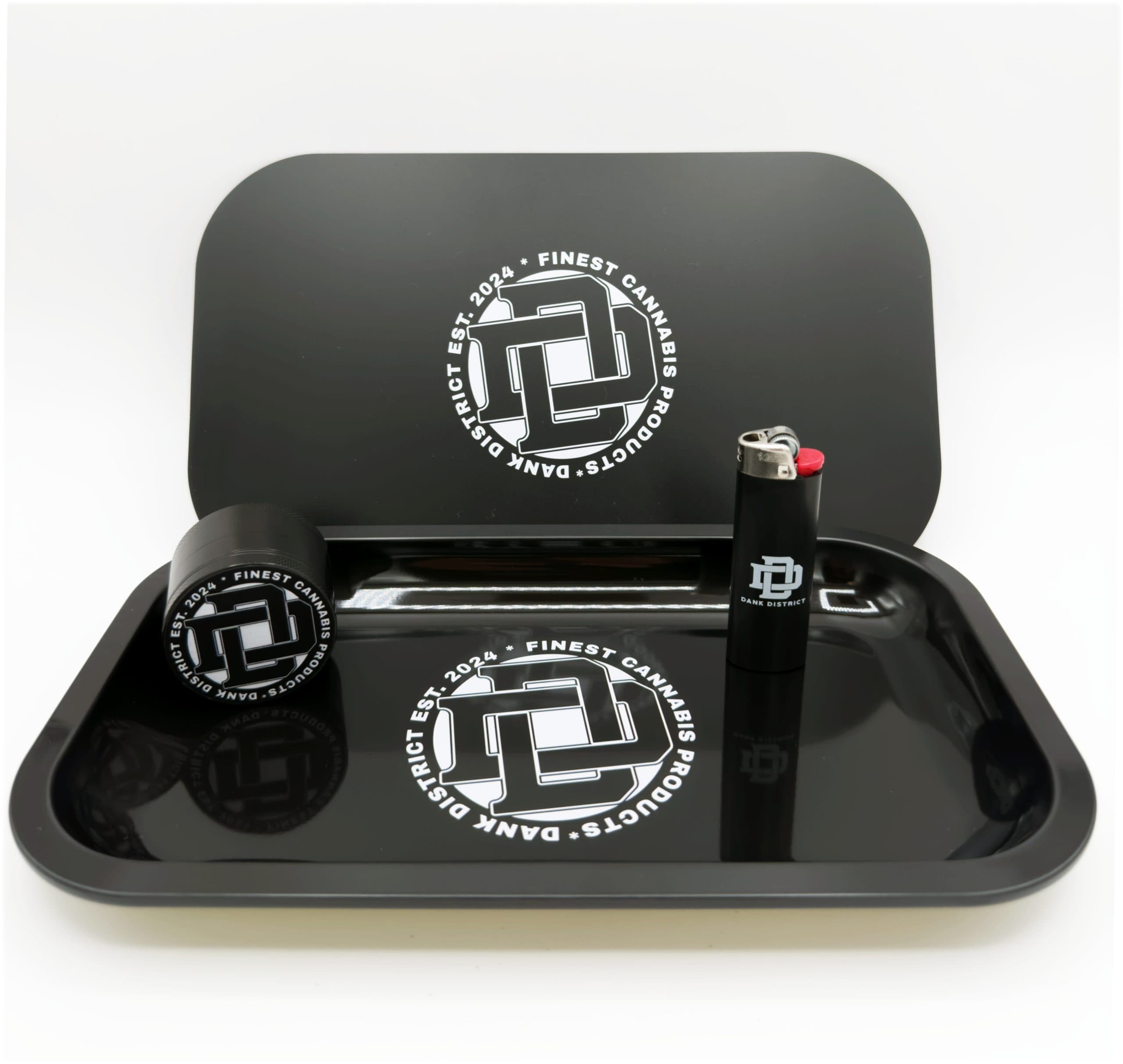 DD Rolling Tray - Grinder - Lighter Set